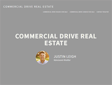 Tablet Screenshot of commercialdriverealestate.ca